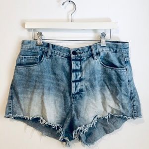 Blank NYC Denim Distressed Shorts Size 31